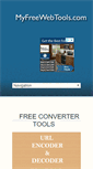 Mobile Screenshot of myfreewebtools.com