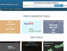 Tablet Screenshot of myfreewebtools.com